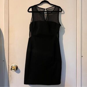 BCBGeneration Lace Top Bodycon Cutout Dress